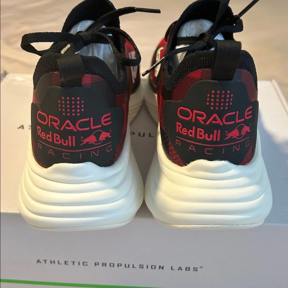Women’s APL x Oracle Red Bull Racing Podium Sneakers in Red Black Flannel 10.5